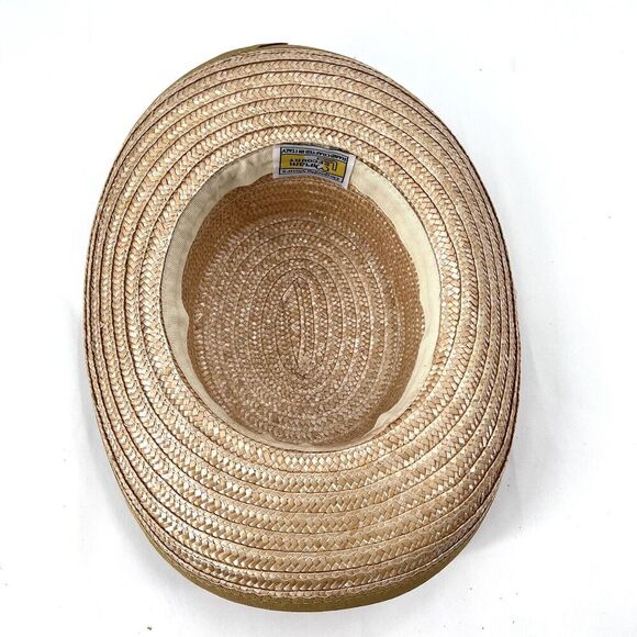 Miriam Lefcourt Designer Summer Straw Hat Made in Italy - Picture 5 of 6